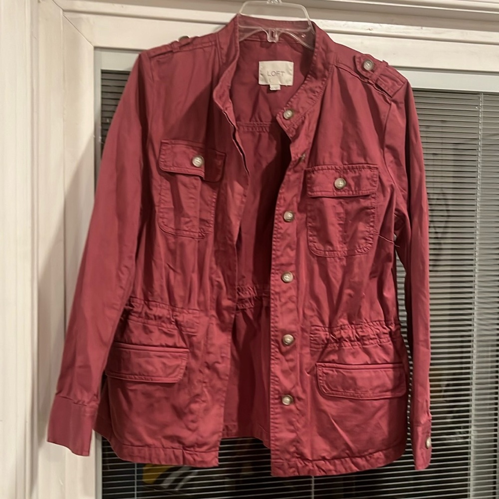 Loft Lightweight Jacket, Size Medium, Cargo , Nwot - image 1